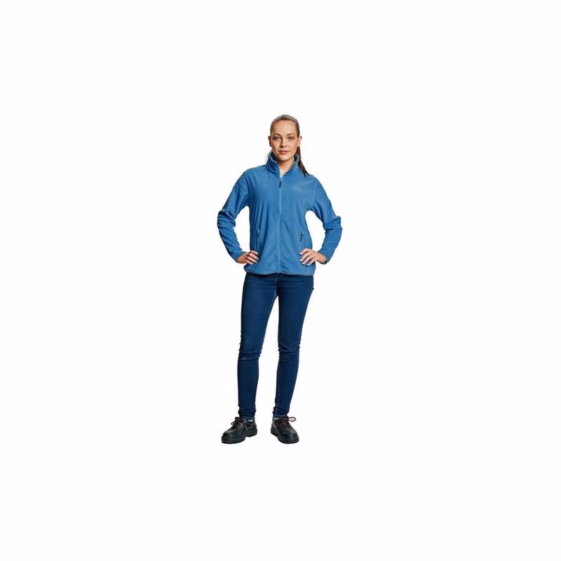 GOMTI bunda fleece dámska biela L