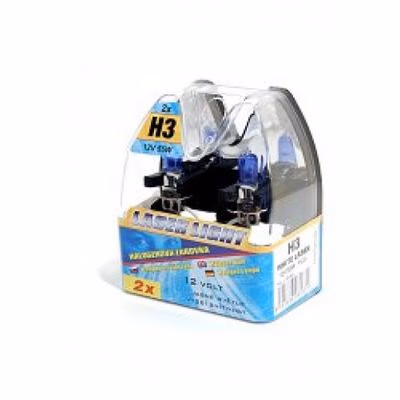 Halogénová žiarovka H3 12V 55W BIELY LASER 2ks