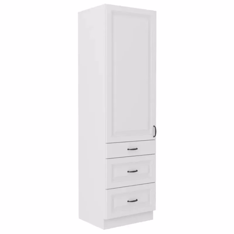 Kuchynská skrinka STILO biela mat/biela 60dks-210 3s 1f