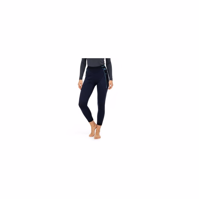Dámske termo nohavice BLIZZARD Viva long pants, anthracite light blue