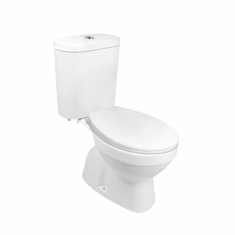 Mereo WC kombi, RIMLESS, spodný odpad s armatúrou VSD98