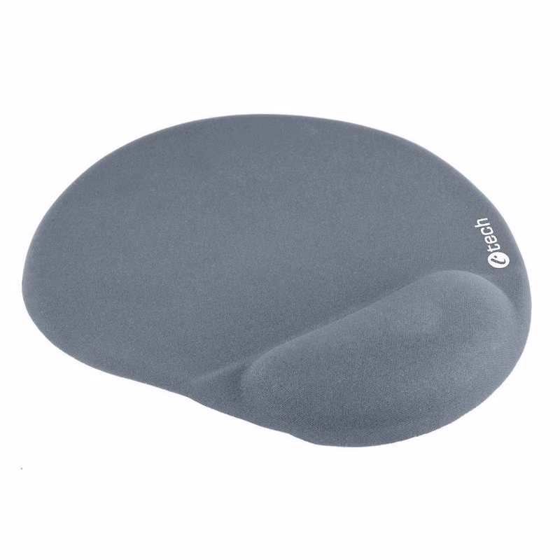 C-TECH Podložka pod myš gélová MPG-03, sivá, 240x220mm