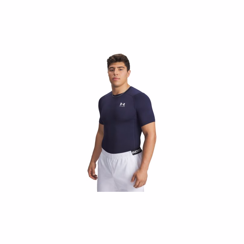 Pánske kompresné tričko s krátkym rukávom UNDER ARMOUR UA HG Armour Comp SS-NVY