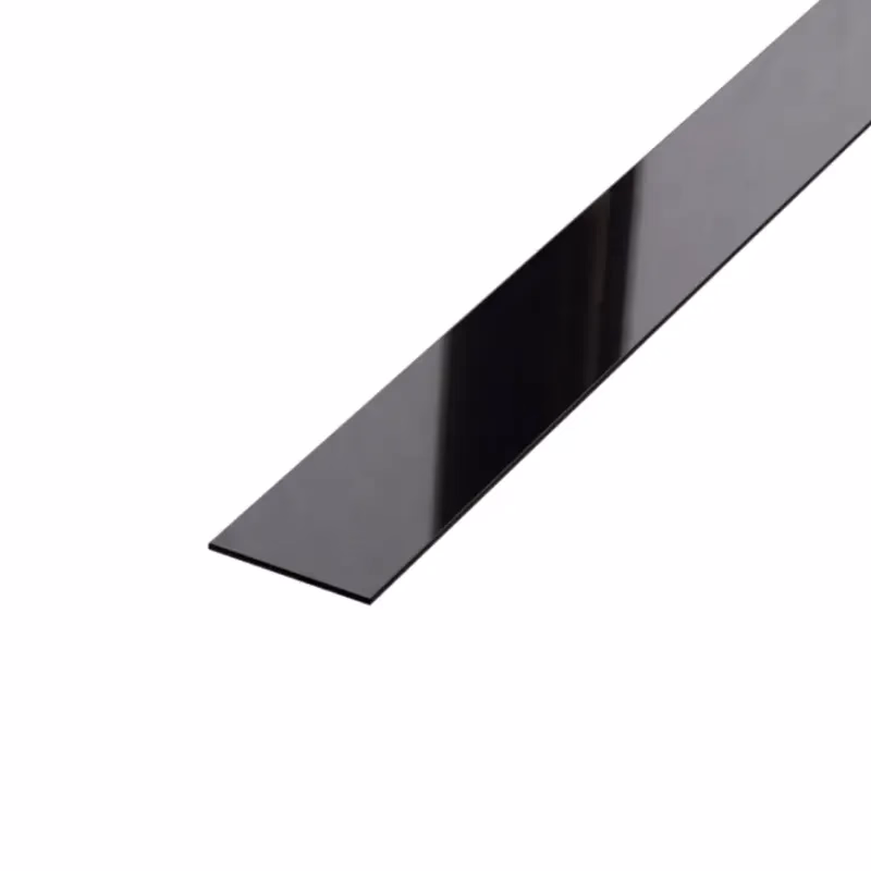 Dekoratívna lišta I 2x60 cm čierna lesk