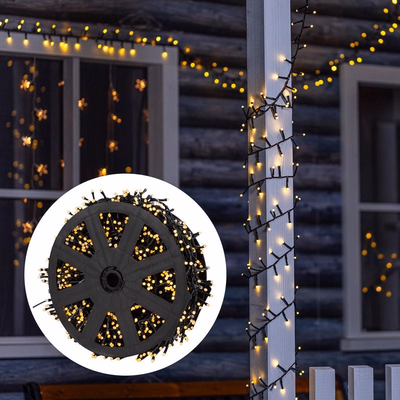 Svetelná reťaz LED na disku 2000 LED diód
