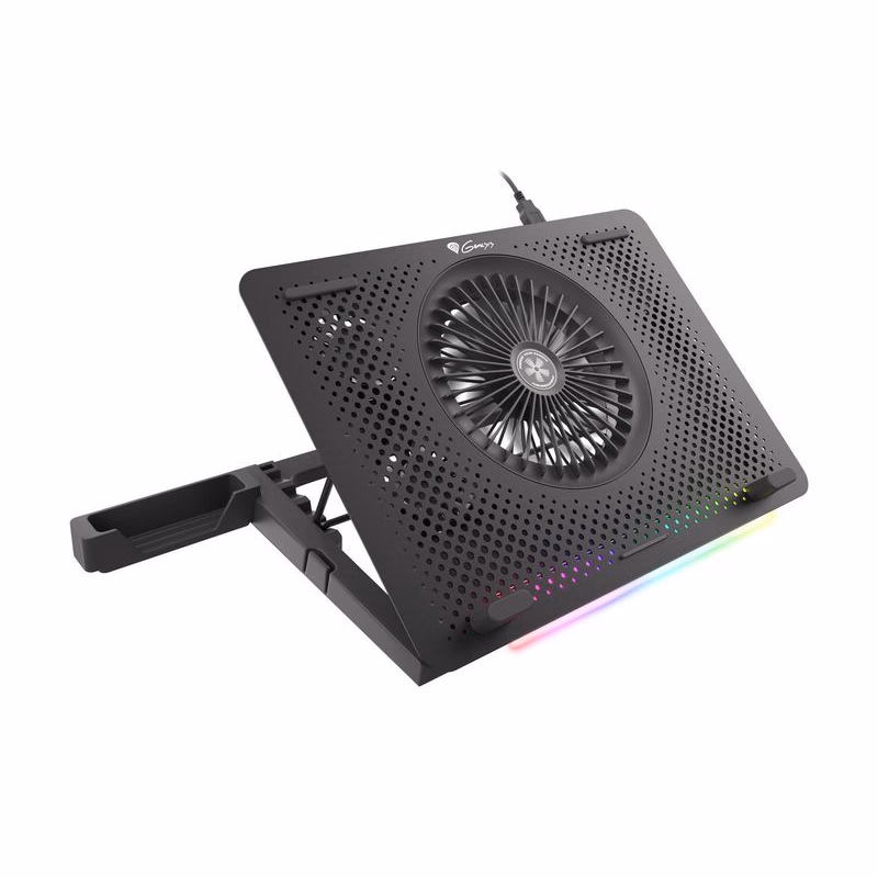 Chladiaca podložka pre NB Genesis Oxid 450 RGB do 15.6", hliníkové telo