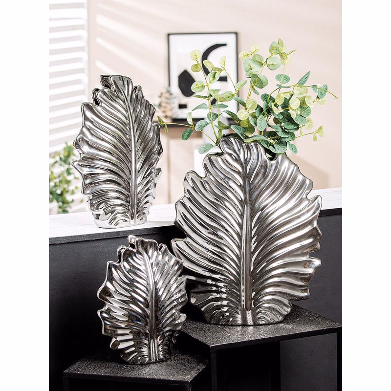 Keramická váza list "Monstera"