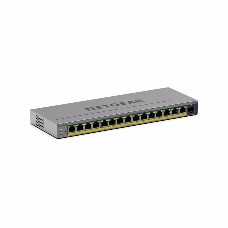Netgear 16PT GIGABIT UNMANAGEABLE PLUS SWITCH W/POE+