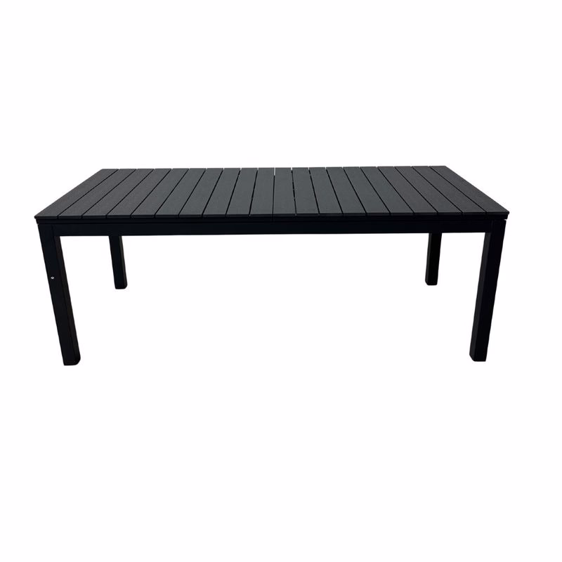 Elvisia Rozkladací hliníkový záhradný stôl VIVERE | antracit 90 x 200-260 cm
