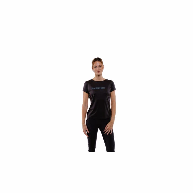 Dámske turistické tričko s krátkym rukávom EVERETT TecaShirt W antracit melange