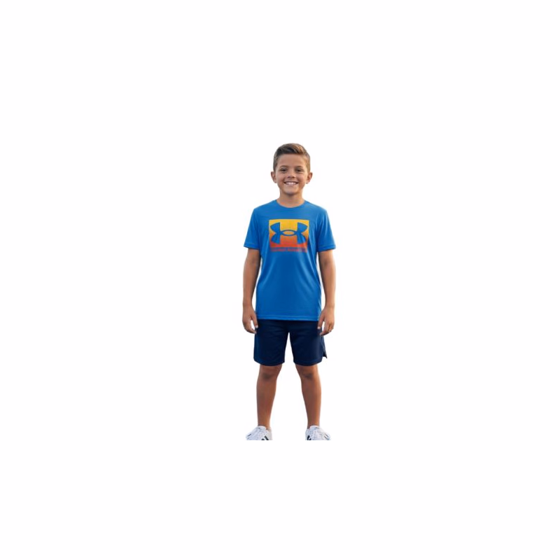 Chlapčenské tričko s krátkym rukávom UNDER ARMOUR UA B BOXED SPORTS UPDATE SS