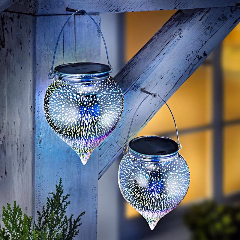 LED závesná dekorácia Emotion, 2 ks