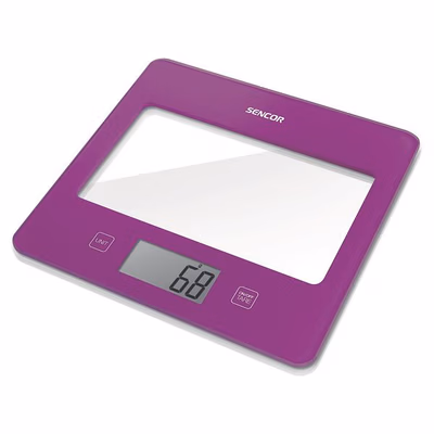 Kuchynská váha Sencor SKS 5035VT fialová 5 kg