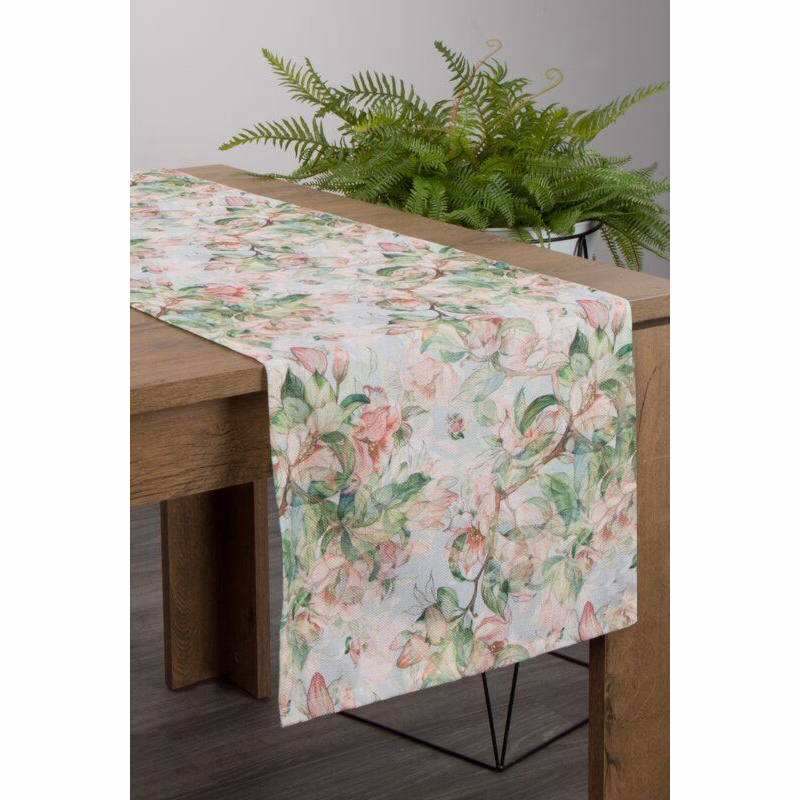 ArtFir Behúň FLORE 10 | zelená 40 x 140 cm
