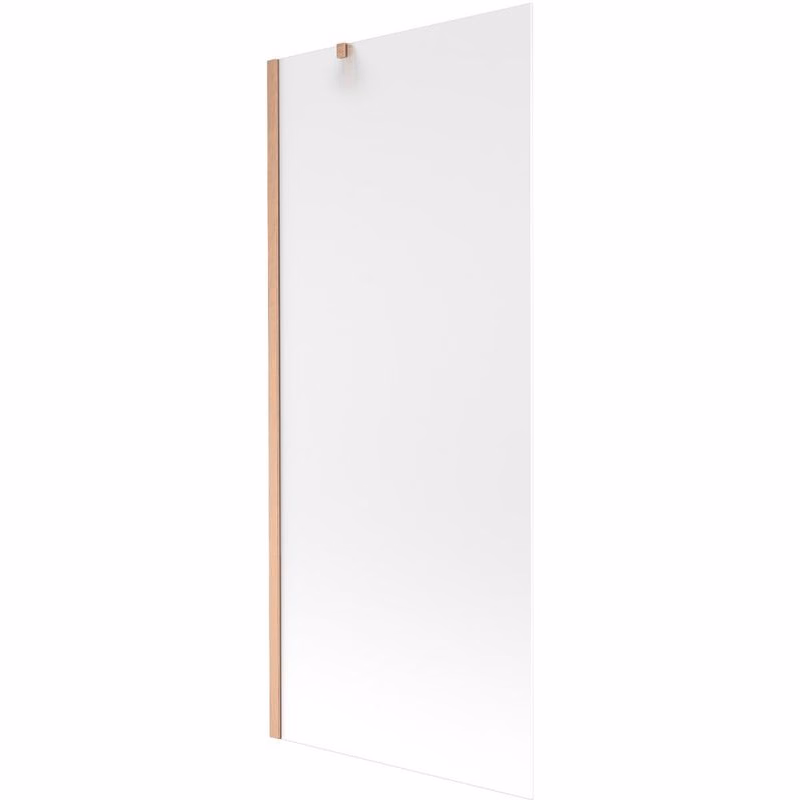 MEXEN/S - Next vaňová zástena FIX 80 x 150, dekor, meď kartáčovaná 895-080-000-00-30-65