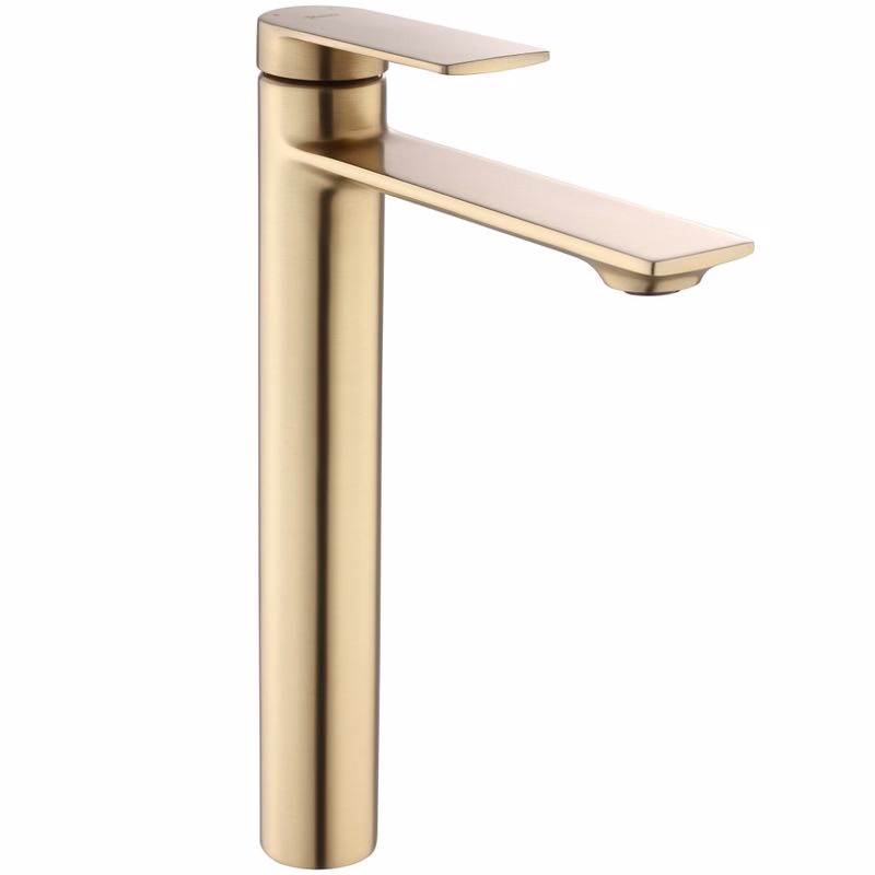 REA - Umývadlová batéria STORM GOLD BRUSH vysoká REA-B7962