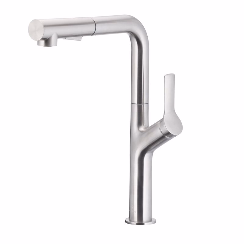KFA KFA - DUERO DESIGN drezová batéria s otočnou vyťahovacou sprchou a prepínaním, INOX 6623-220-22