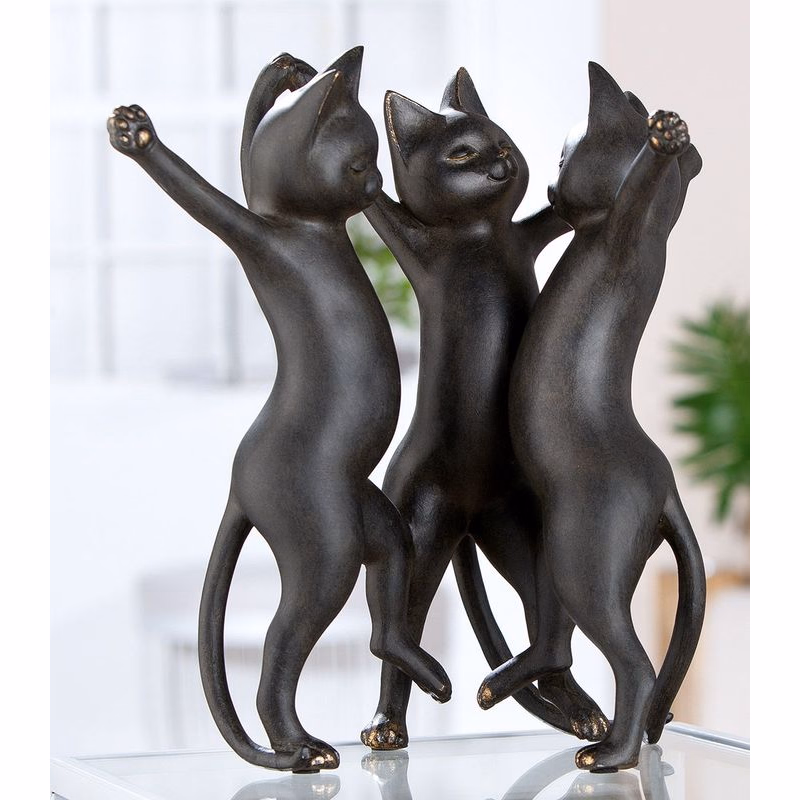 Socha tancujúcich mačiek "Gatto"