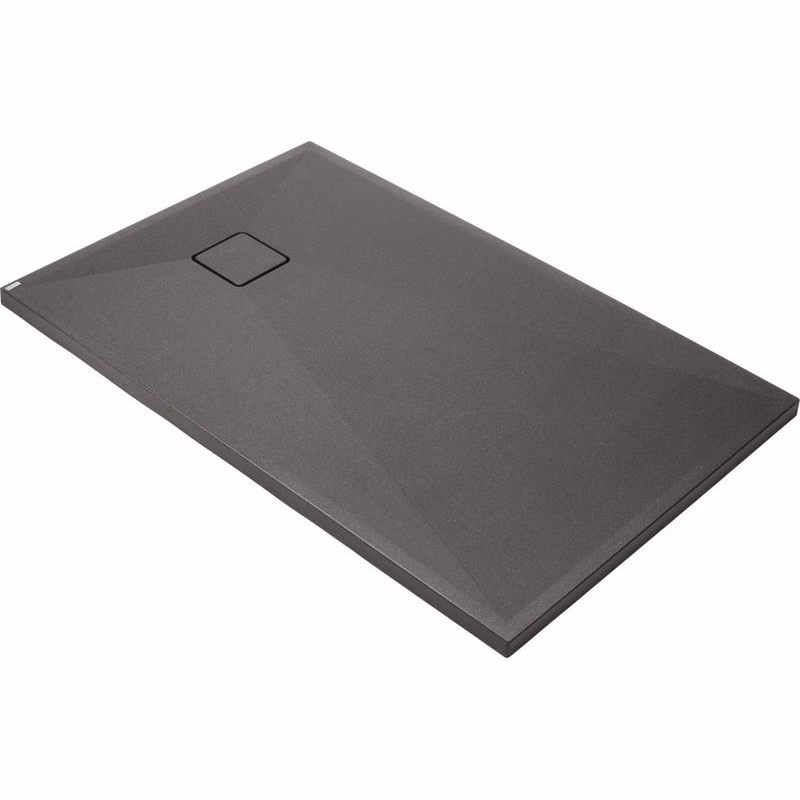DEANTE - Correo antracitová metalická Granitová sprchová vanička, obdĺžniková, 120x70 cm KQR_T73B