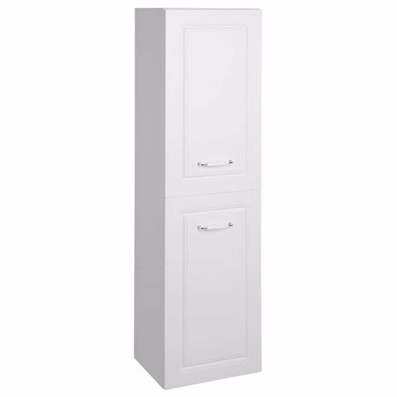 AQUALINE - FAVOLO skrinka vysoká s košom 40x150x31cm, biela mat FV160