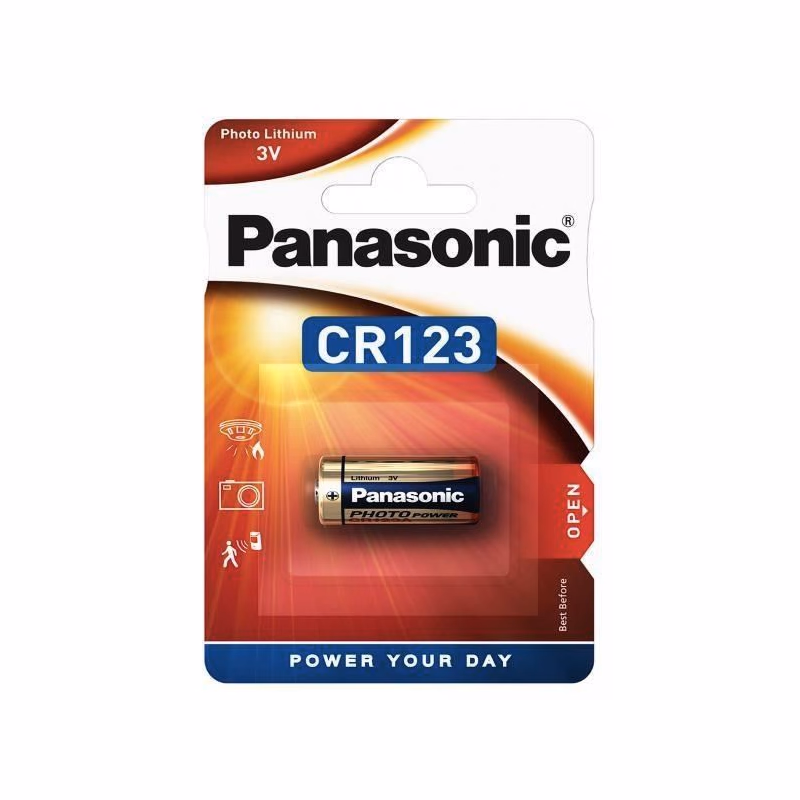 PANASONIC Lítiové - FOTO batéria CR-123AL/1BP 3V (blister - 1ks)