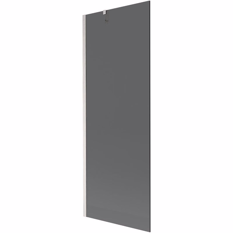 MEXEN/S - Next vaňová zástena FIX 70 x 150, grafit, nikel kartáčovaná 895-070-000-00-40-97