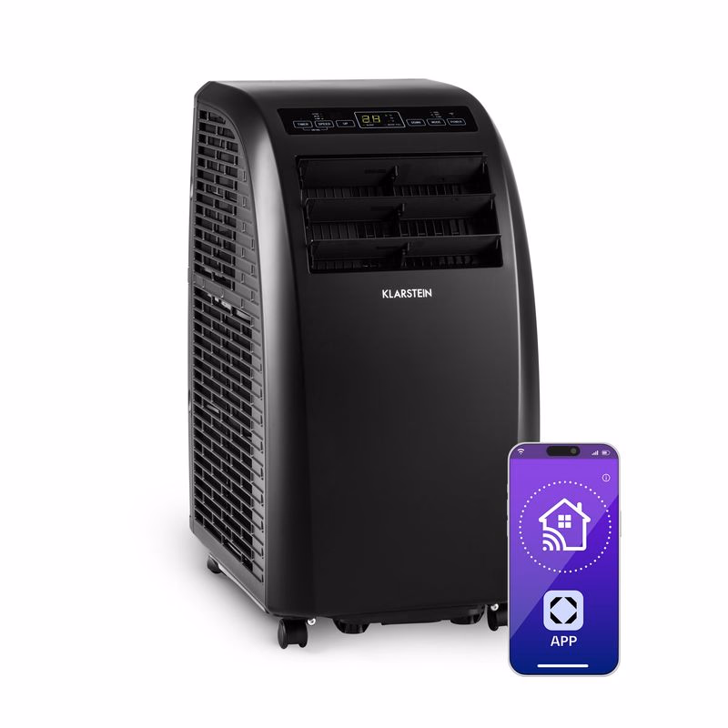 Klarstein Metrobreeze Rom Smart, mobilná klimatizácia, 10 000 BTU, 3,0 kW, A, diaľkový ovládač