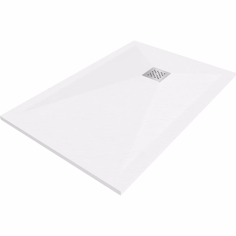MEXEN - Stone+ sprchová vanička obdĺžniková 130x70, biela 44107013