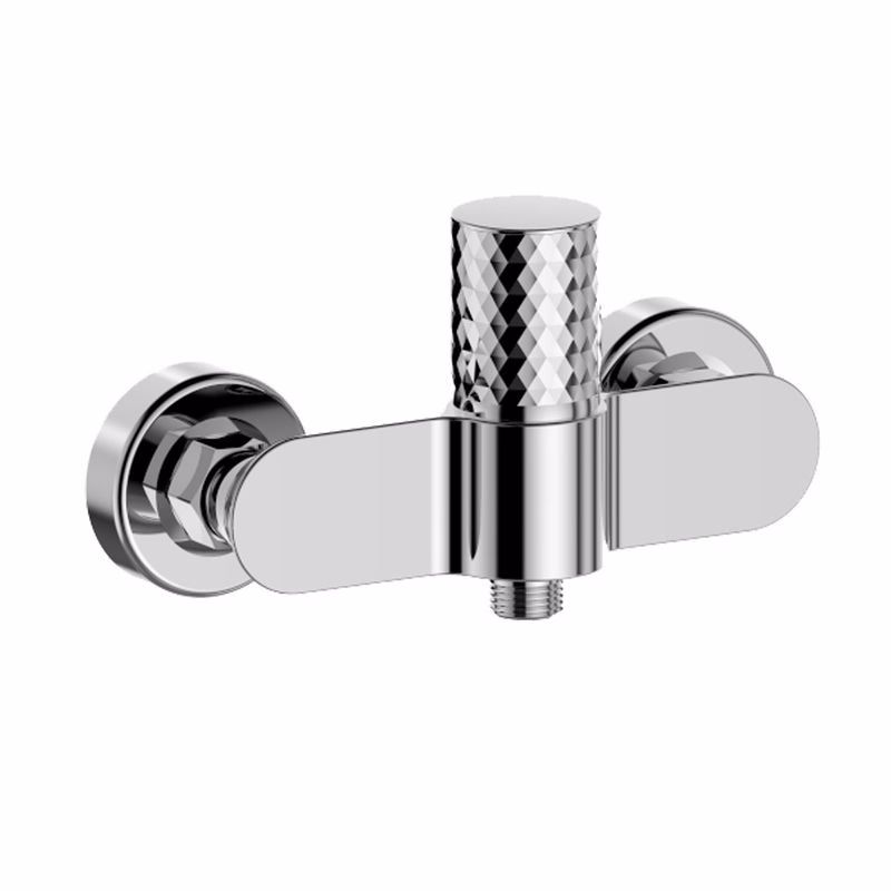 Mereo Sprchová nástenná batéria, Viana diamant, bez príslušenstva, 150 mm, chróm CBE60103A