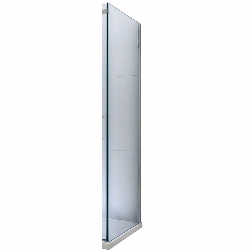 MEXEN - OMEGA stena 100x190 cm 8 mm chróm transparent 820-100-000-01-00