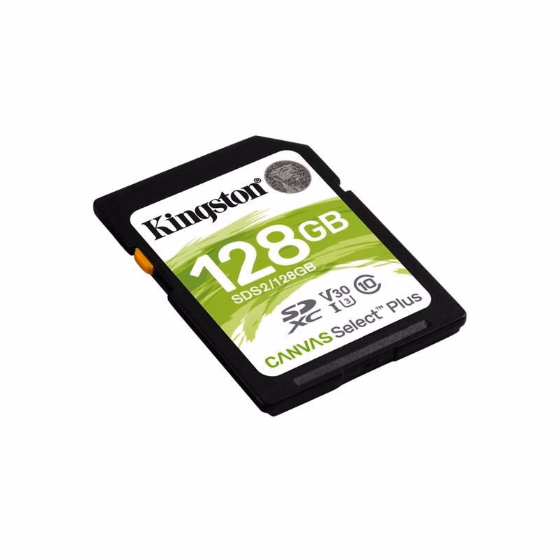 KINGSTON 128GB SDXC CANVAS Plus Class10 UHS-I 150MB/s Read Flash Card Gen3