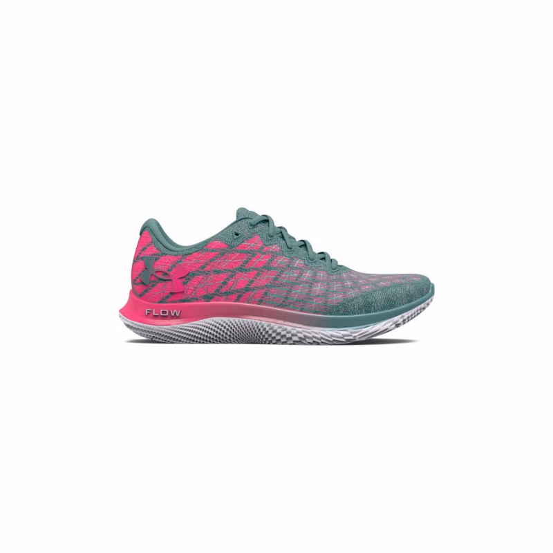 Pánska bežecká obuv UNDER ARMOUR UA FLOW Velociti Wind 2 DL retro teal electro pink black