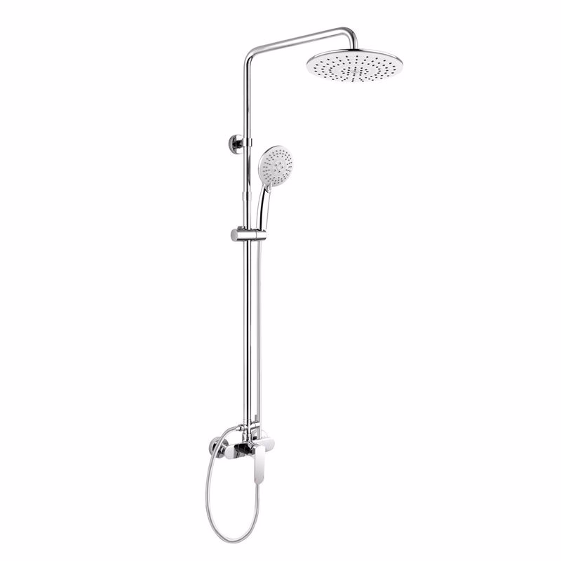 Mereo Mada sprchová batéria s hlavovou guľatou sprchou, biela CBE60104SHM