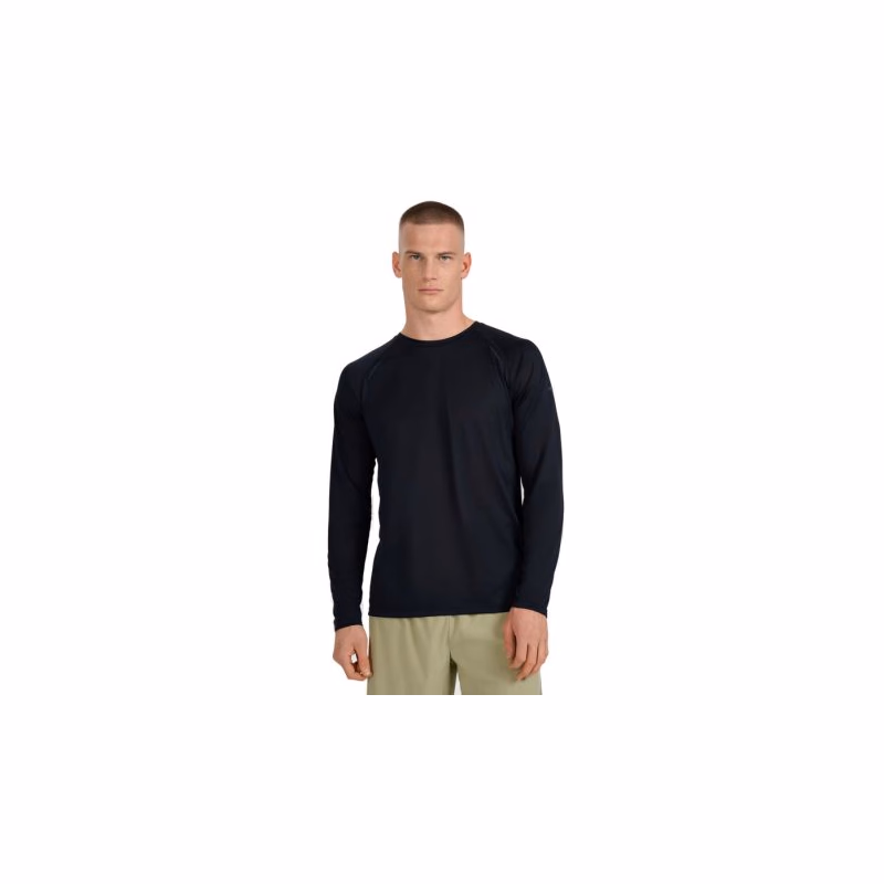 Pánske bežecké tričko s dlhým rukávom 4F LONGSLEEVE FNK M413-WAW25TFLOM413-20S-DEEP BLACK