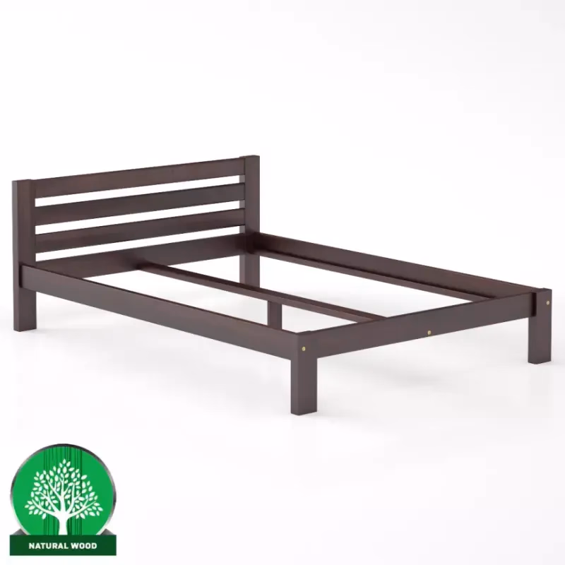 Posteľ borovica LK105–140x200 orech