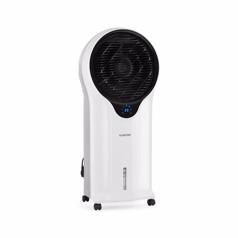Klarstein Whirlwind, 3 v 1 ochladzovač vzduchu, ventilátor, zvlhčovač vzduchu, 110 W, 5,5 l, biely