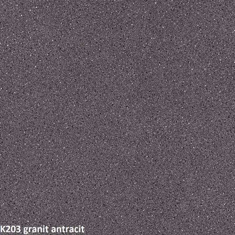ArtExt Pracovná doska - 38 mm 38 mm: Anthracite Granite K 203 PE