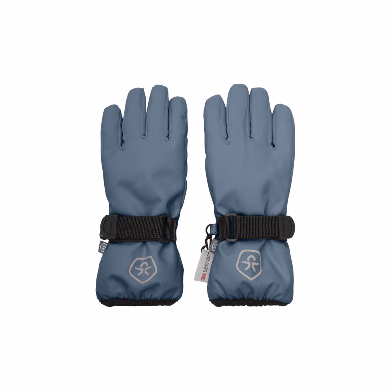 Detské lyžiarske rukavice COLOR KIDS Gloves - Waterproof-7842-Stormy Weather