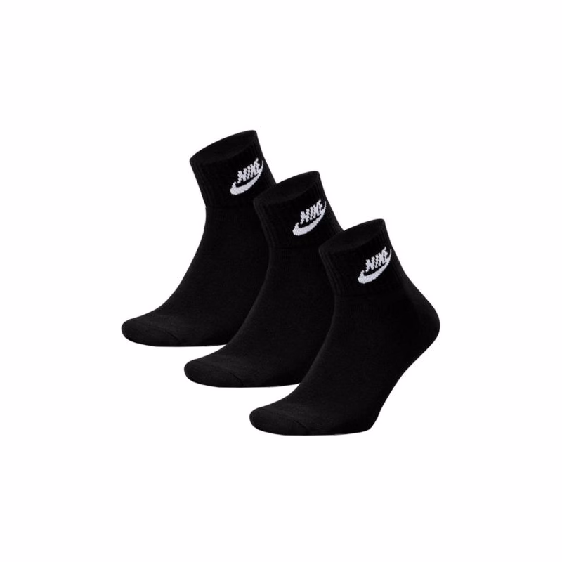 Ponožky NIKE 3 PACK-U NK NSW EVERYDAY ESSENTIAL AN-Black