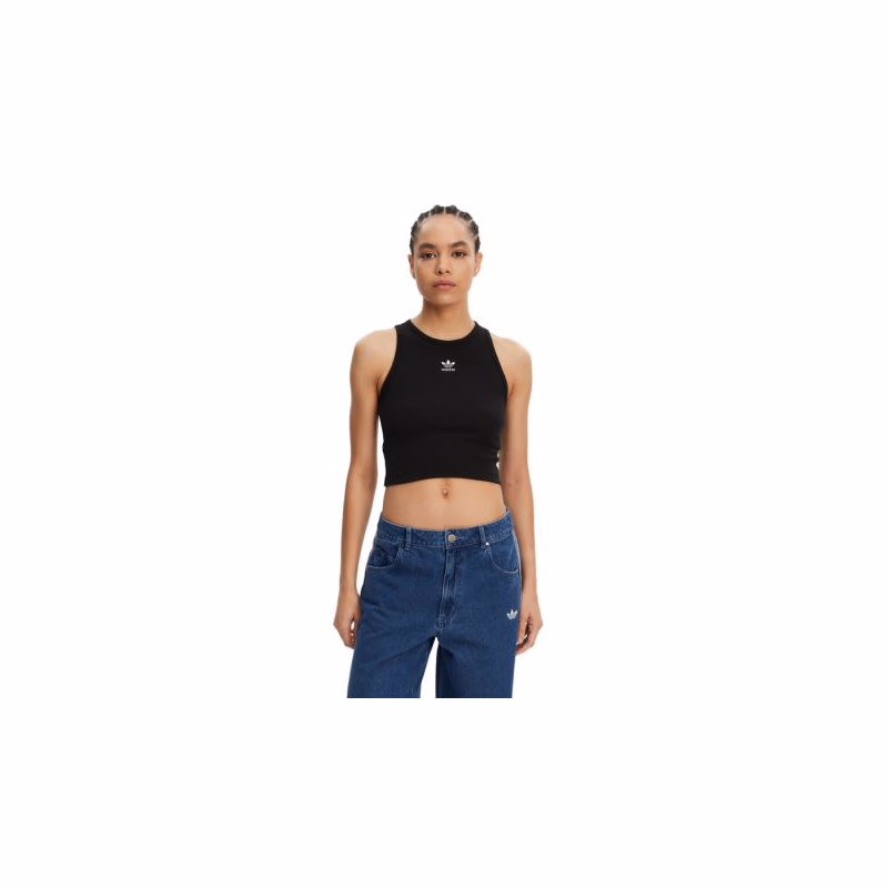 Dámske tielko ADIDAS ORIGINALS ESS RIB TANK-BLACK