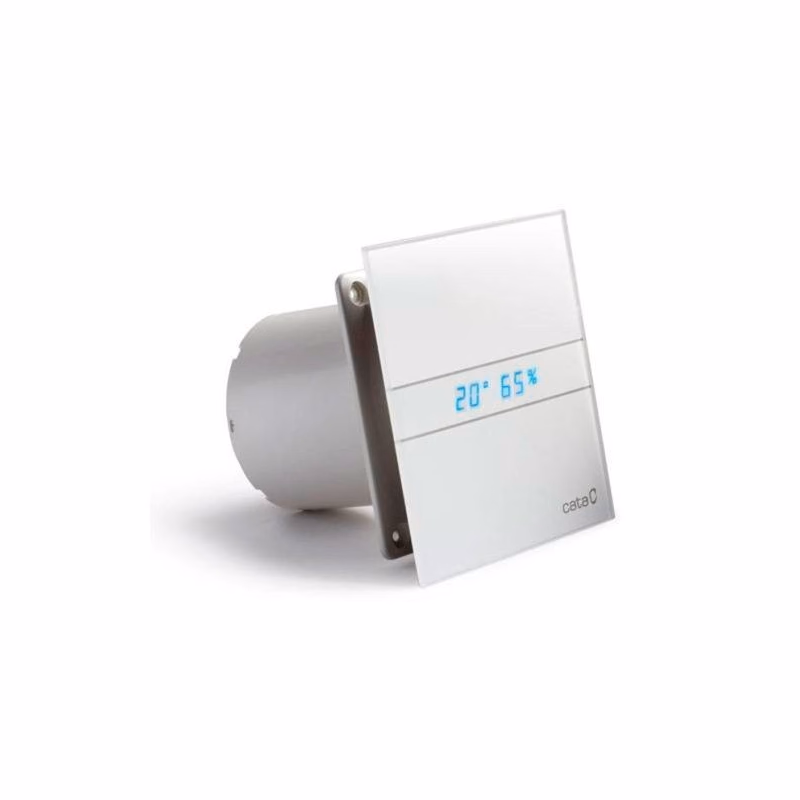 CATA - E-150 GTH kúpeľňový ventilátor axiálny s automatom, 10W/19W, potrubie 150, bie 00902200