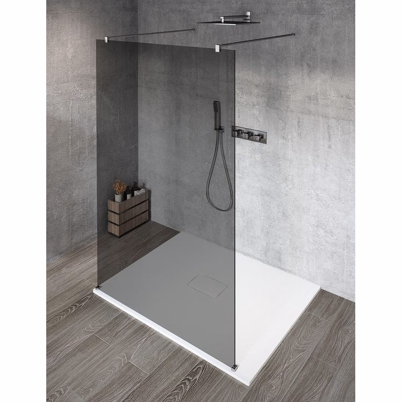 GELCO - VARIO CHROME jednodielna sprchová zástena do priestoru, dymove sklo, 1300  GX1313GX2210