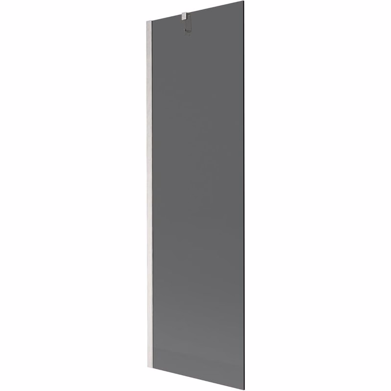 MEXEN/S - Next vaňová zástena FIX 60 x 150, grafit, nikel kartáčovaná 895-060-000-00-40-97