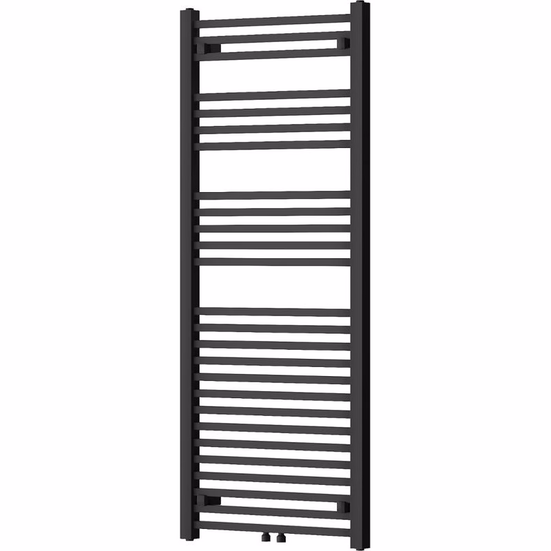MEXEN - Plutón vykurovací rebrík/radiátor 1450 x 600 mm, 826 W, čierna W106-1450-600-00-70