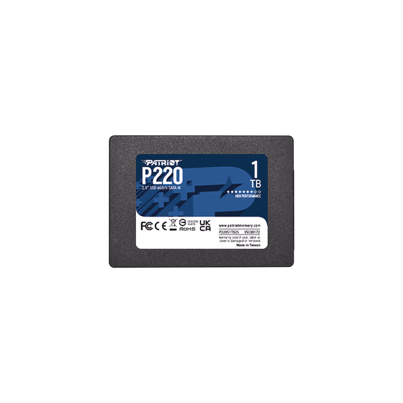 PATRIOT P220/1TB/SSD/2.5"/SATA/3R