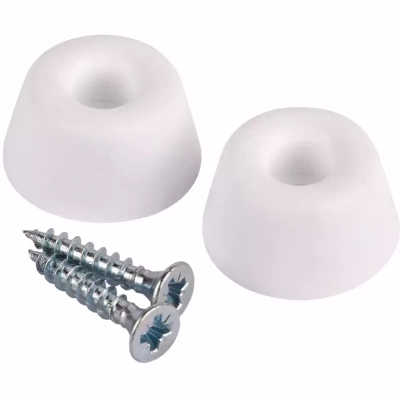 Tlmiace zarážky biele 21 mm