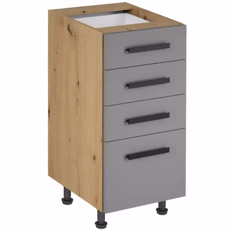 Kuchynská skrinka Langen D40S4 úchyt beige
