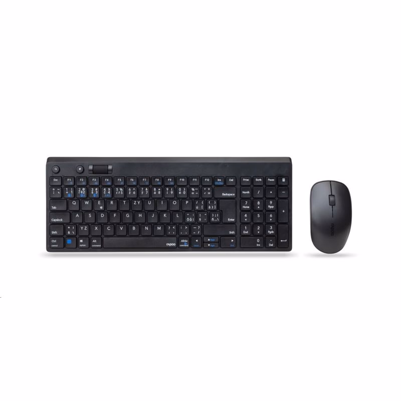 RAPOO set klávesnica a myš 8050T Multi-mode Wireless Desktop Combo Set