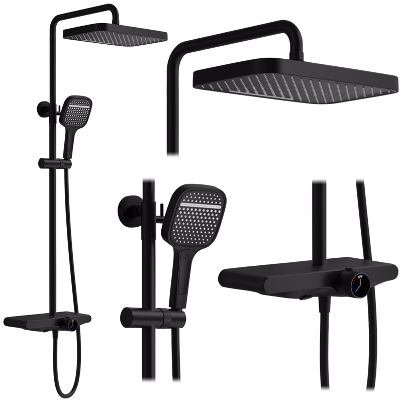 REA REA - Sprchový set Bari Black REA-P0891