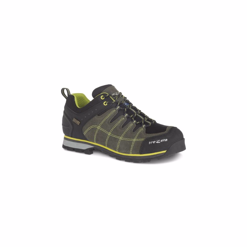 Pánska nízka turistická obuv TREZETA Hurricane Evo Low Wp, Dark green Lime